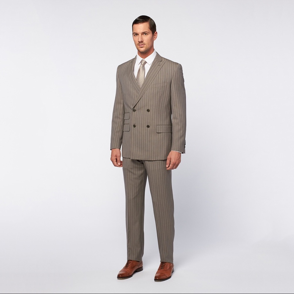 🆕English Laundry Double Breasted Suit- 100% Wool